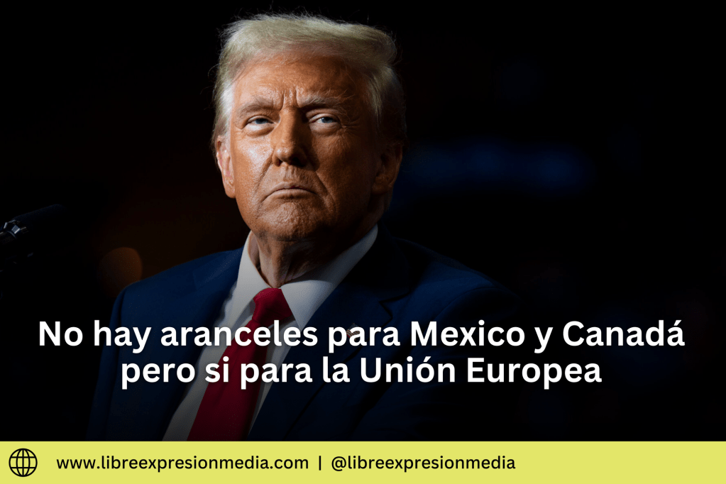 Trump retrasa un mes más los aranceles a Canadá y&nbsp;México