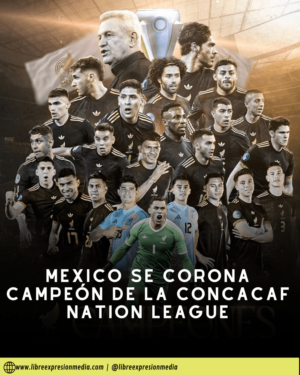 ¡México es campeón de la Concacaf Nations&nbsp;League!