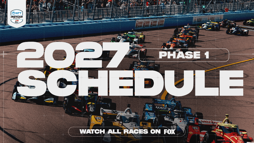 INDYCAR revela las primeras ocho carreras de su calendario para&nbsp;2027